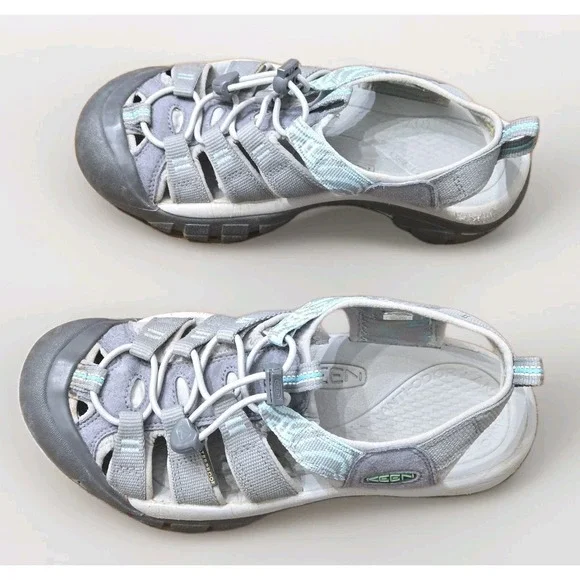Keen Women's Gray & Blue NEWPORT Water Sandal Sz 7.5 (S1742) Waterproof - Picture 3 of 9